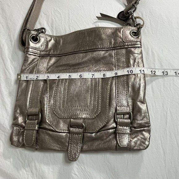 The Sak Leather Crossbody Purse Hobo Bronze - Picture 10 of 11